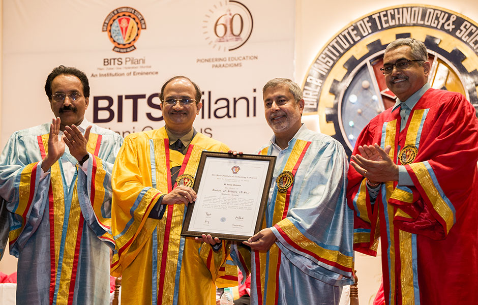 Sanjay Mehrotra President & CEO of Micron Technology bestowed with Honorary PhD by BITS Pilani